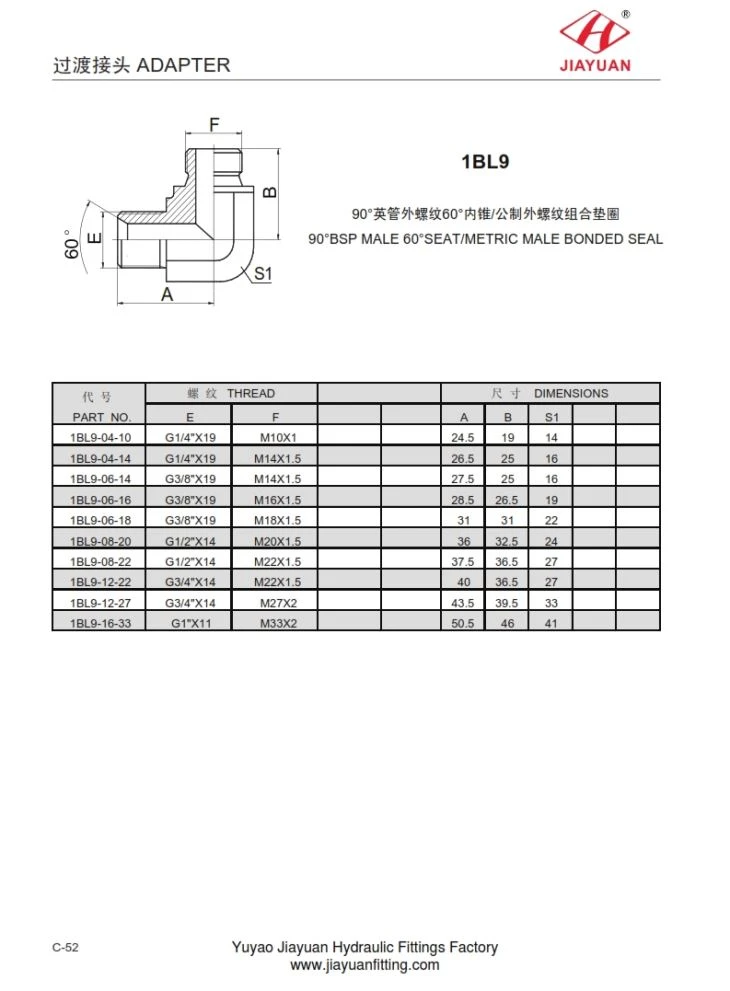 Elbow Male BSP 60 ข้อต่อเกลียวในตัว