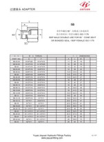 BSP Male Cone Female อุปกรณ์ BSP