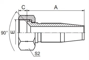 ข้อต่อท่อที่นั่ง SAE